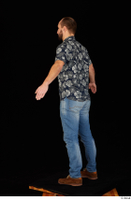  Orest blue jeans blue shirt brown shoes casual dressed standing whole body 0012.jpg